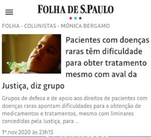 A dificuldade para conseguir tratamentos no Brasil.
